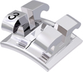 equilibrium® 2, metal bracket, tooth 43, 0° torque, 0° angulation, Standard Edgewise 22
