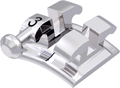 equilibrium® mini, metal bracket with hook, tooth 43, 0° torque, +3° angulation, McLaughlin-Bennett-Trevisi** 22