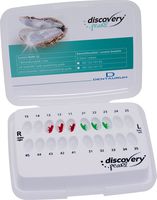 discovery® pearl, ceramic brackets, hook on cuspid, 1 case, tooth 13-11 / 21-23, Roth 22