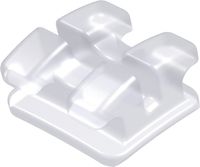 discovery® pearl, ceramic bracket, tooth 21, +12° torque, +5° angulation, Roth 22