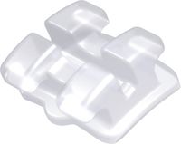 discovery® pearl, ceramic bracket, tooth 34, -17° torque, 0° angulation, Roth 22