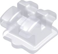discovery® pearl, ceramic bracket, tooth 42, -1° torque, 0° angulation, Roth 22