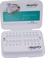 discovery® pearl, ceramic brackets, hook on cuspid, 1 case, tooth 15-11 / 21-25, Roth 22, without positioning guide