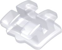 discovery® pearl, ceramic bracket, tooth 44, -12° torque, +2° angulation, McLaughlin-Bennett-Trevisi** 22