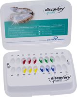 discovery® pearl, ceramic brackets, hook on cuspid, 1 case, tooth 13-11 / 21-23 / 43-41 / 31-33, McLaughlin-Bennett-Trevisi** 22