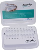 discovery® pearl, ceramic brackets, hook on cuspid, 1 case, tooth 13-11 / 21-23, McLaughlin-Bennett-Trevisi** 22, without positioning guide
