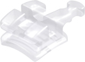 discovery® pearl, ceramic bracket with hook, tooth 23, 0° torque, +8° angulation, McLaughlin-Bennett-Trevisi** 22