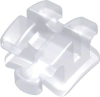 discovery® pearl, ceramic bracket with hook, tooth 33, 0° torque, +3° angulation, McLaughlin-Bennett-Trevisi** 22