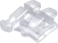 discovery® pearl, ceramic bracket with hook, tooth 43, 0° torque, +3° angulation, McLaughlin-Bennett-Trevisi** 22