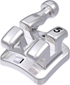discovery® smart, metal bracket with hook, tooth 25, -7° torque, 0° angulation, Roth 22