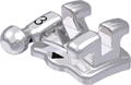 discovery® smart, metal bracket with hook, tooth 43, -11° torque, +7° angulation, Roth 22