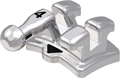 discovery® smart, metal bracket with hook, tooth 44, -12° torque, +2° angulation, McLaughlin-Bennett-Trevisi** 22