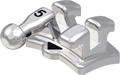 discovery® smart, metal bracket with hook, tooth 45, -17° torque, +2° angulation, McLaughlin-Bennett-Trevisi** 22