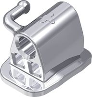 Ortho-Cast, buccal tube, triple combination, tooth 26-27, -9° torque, +10° offset, slot 22