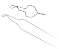 remanium® Kobayashi ligature, round 0.30 mm / 12, short