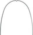 rematitan® LITE ideal arch with dimple, mandible, rectangular 0.53 mm x 0.64 mm / 21 x 25