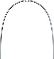 rematitan® LITE ideal arch with dimple, maxilla, narrow form, rectangular 0.41 mm x 0.41 mm / 16 x 16
