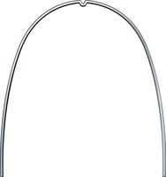 rematitan® LITE ideal arch with dimple, mandible, narrow form, rectangular 0.41 mm x 0.41 mm / 16 x 16