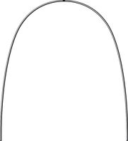 Equire thermo-active, preformed ideal arch, mandible, arch form: American Style, round 0.40 mm / 16