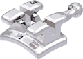 discovery®, metal bracket with hook, tooth 23, -2° torque, +13° angulation, Roth 18