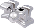 discovery®, metal bracket with hook, tooth 34, -17° torque, 0° angulation, Roth 18