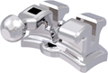 discovery®, metal bracket with hook, tooth 44, -17° torque, 0° angulation, Roth 22