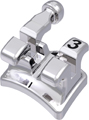 discovery®, metal bracket with hook, tooth 13, -2° torque, +9° angulation, Roth 22