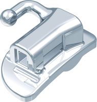 Ortho-Cast M-Series, buccal tube DB, single rectangular, tooth 16, 0° torque, 0° offset, Standard Edgewise 18