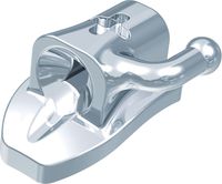 Ortho-Cast M-Series mini, buccal tube DB, single rectangular, tooth 17, -14° torque, 0° offset, Roth 18