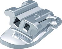 Ortho-Cast M-Series, convertible buccal tube DB, double rectangular, tooth 26, -14° torque, +14° offset, Roth 22