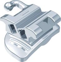 Ortho-Cast M-Series, convertible buccal tube DB, double rectangular, tooth 36, -30° torque, +4° offset, Roth 22
