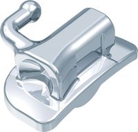 Ortho-Cast M-Series, buccal tube DB, single rectangular, tooth 26, 0° torque, 0° offset, Standard Edgewise 22