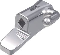 Ortho-Cast M-Series, buccal tube, single rectangular, tooth 47-46, -25° torque, +8° offset, slot 22