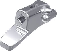 Ortho-Cast M-Series, buccal tube, single rectangular, tooth 47-46, -30° torque, +12° offset, slot 18