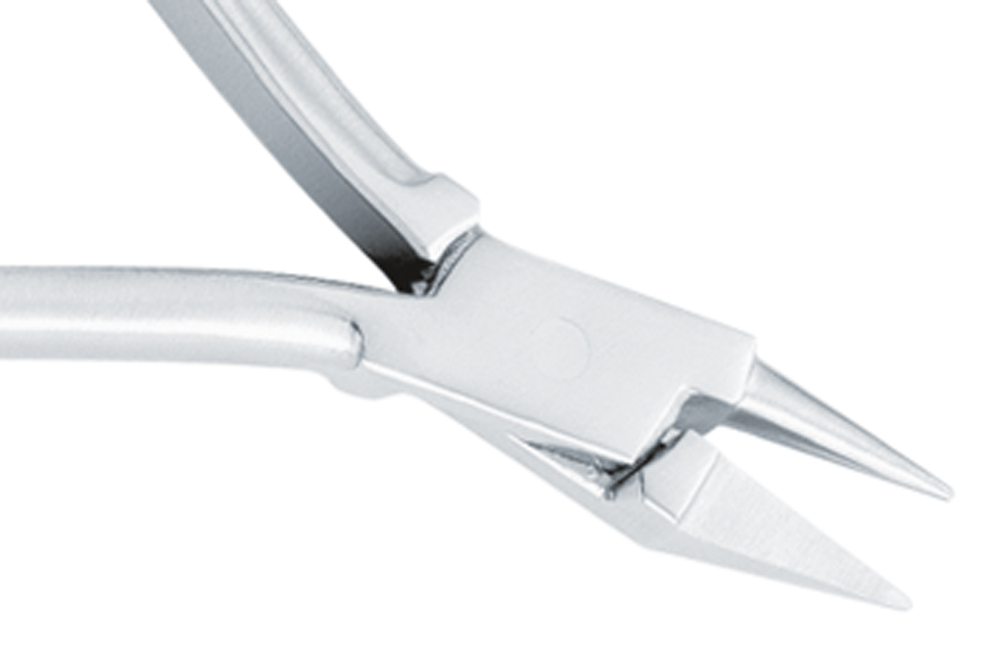 Adams pliers Maxi, with one smooth, rectangular and one smooth, rounded