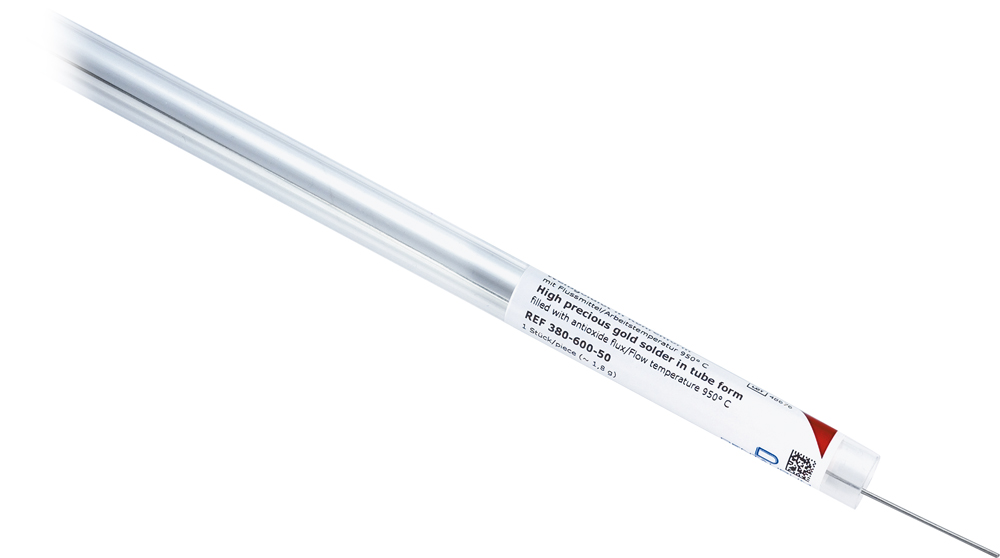 White gold solder in rods, ready fluxed DENTAURUM USA