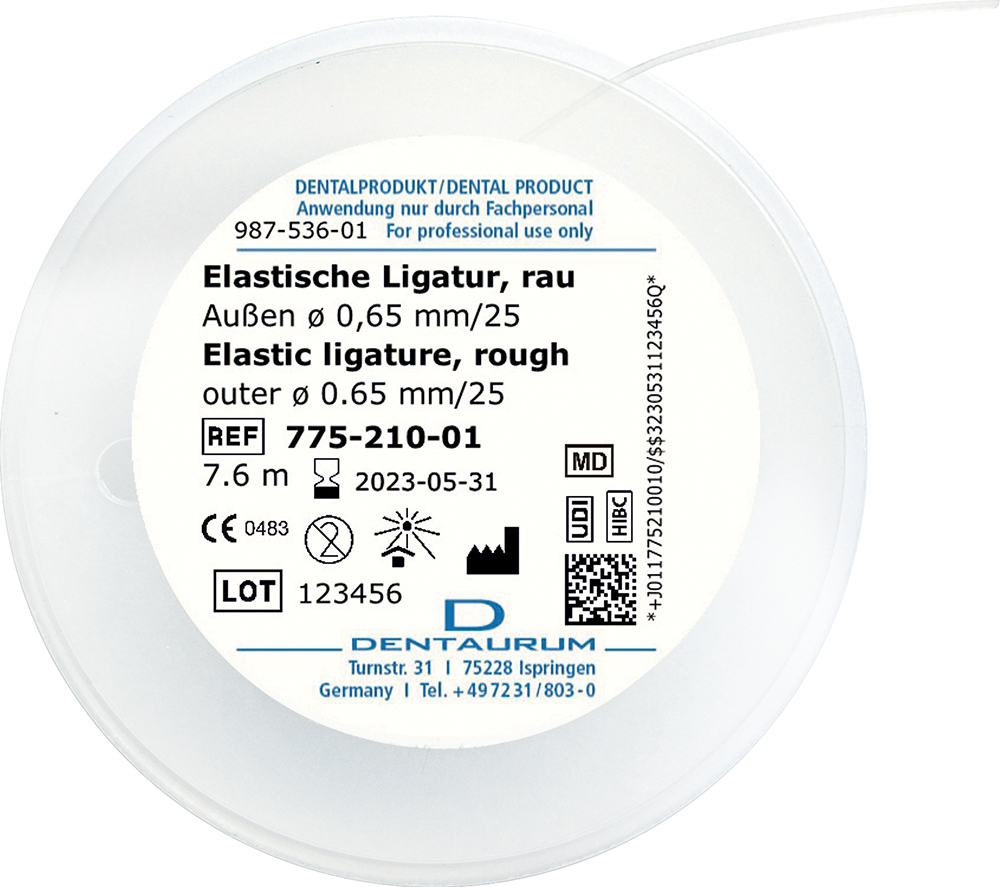 Elastic ligature, rough DENTAURUM USA